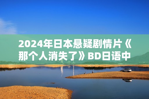 2024年日本悬疑剧情片《那个人消失了》BD日语中字