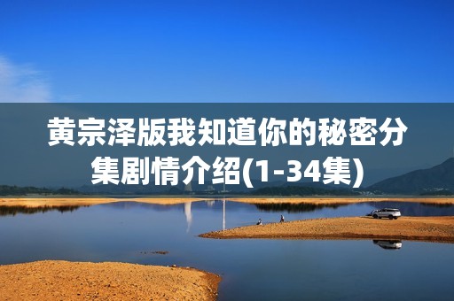黄宗泽版我知道你的秘密分集剧情介绍(1-34集)