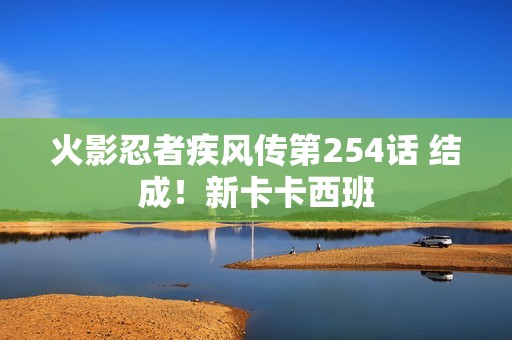 火影忍者疾风传第254话 结成！新卡卡西班