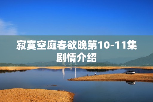 寂寞空庭春欲晚第10-11集剧情介绍
