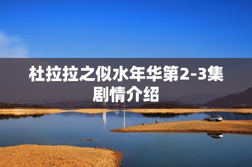 杜拉拉之似水年华第2-3集剧情介绍