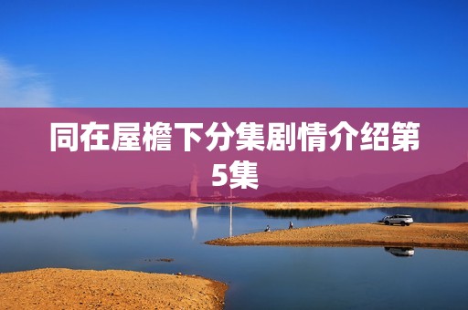 同在屋檐下分集剧情介绍第5集