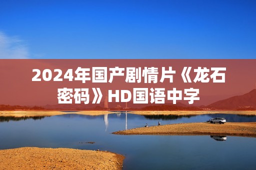 2024年国产剧情片《龙石密码》HD国语中字