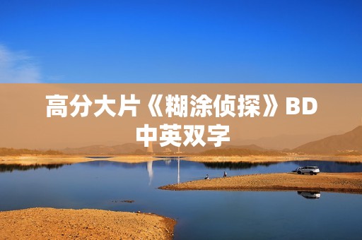 高分大片《糊涂侦探》BD中英双字