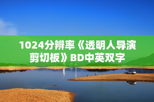 1024分辨率《透明人导演剪切板》BD中英双字