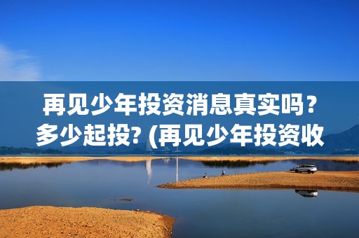 再见少年投资消息真实吗？多少起投? (再见少年投资收益图)