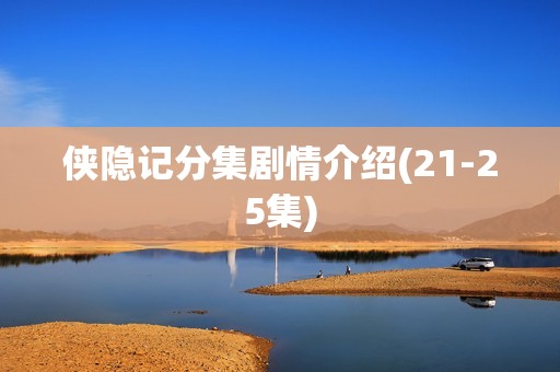 侠隐记分集剧情介绍(21-25集)