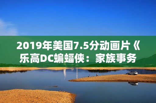 2019年美国7.5分动画片《乐高DC蝙蝠侠：家族事务》BD中英双字