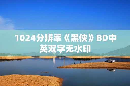 1024分辨率《黑侠》BD中英双字无水印