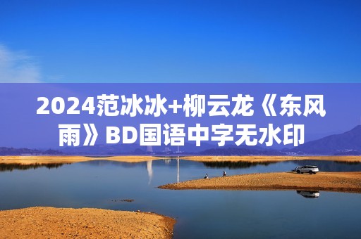 2024范冰冰+柳云龙《东风雨》BD国语中字无水印