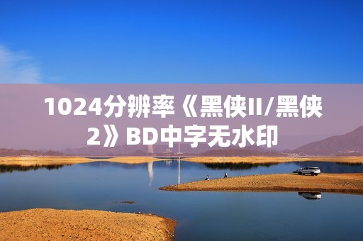 1024分辨率《黑侠II/黑侠2》BD中字无水印