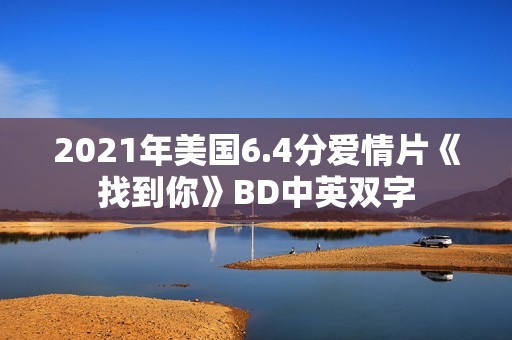 2021年美国6.4分爱情片《找到你》BD中英双字