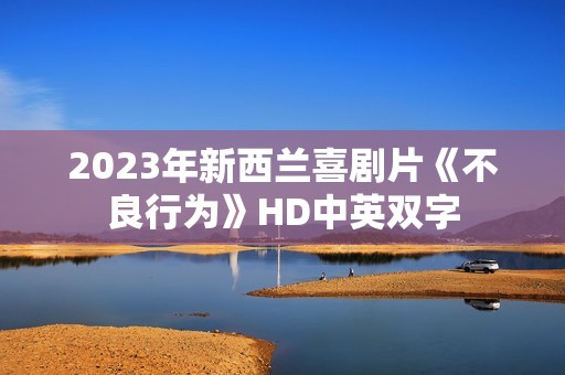 2023年新西兰喜剧片《不良行为》HD中英双字