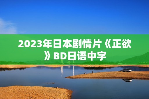 2023年日本剧情片《正欲》BD日语中字