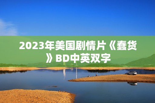2023年美国剧情片《蠢货》BD中英双字