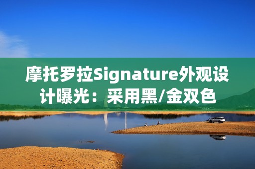 摩托罗拉Signature外观设计曝光：采用黑/金双色