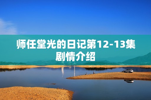 师任堂光的日记第12-13集剧情介绍