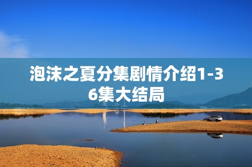 泡沫之夏分集剧情介绍1-36集大结局