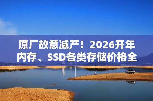原厂故意减产！2026开年内存、SSD各类存储价格全面上涨：最高涨幅60%