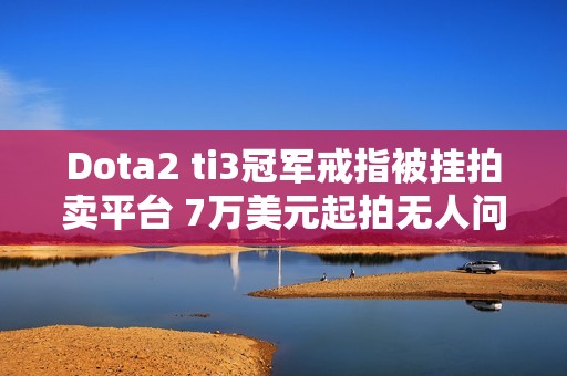 Dota2 ti3冠军戒指被挂拍卖平台 7万美元起拍无人问津