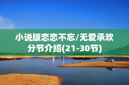 小说版恋恋不忘/无爱承欢分节介绍(21-30节)