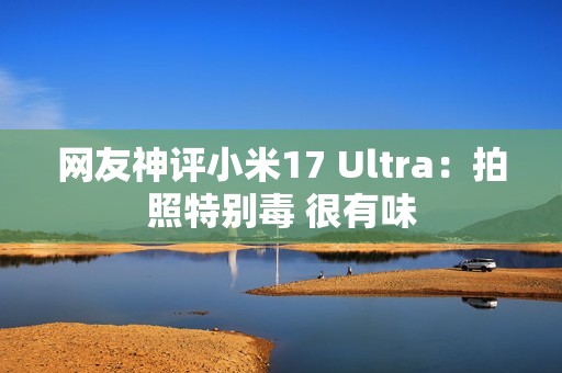 网友神评小米17 Ultra：拍照特别毒 很有味