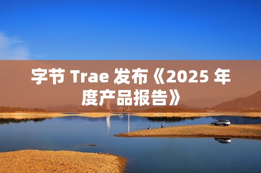 字节 Trae 发布《2025 年度产品报告》