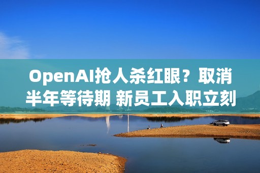 OpenAI抢人杀红眼？取消半年等待期 新员工入职立刻拿股票！