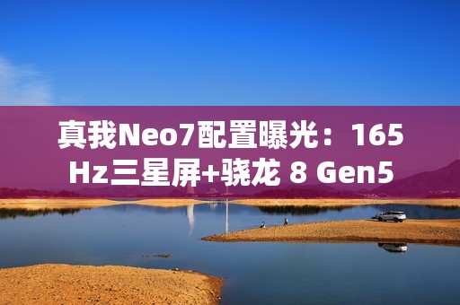 真我Neo7配置曝光：165Hz三星屏+骁龙 8 Gen5