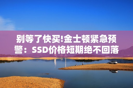 别等了快买!金士顿紧急预警：SSD价格短期绝不回落