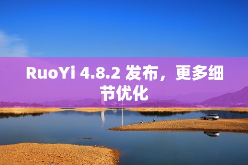 RuoYi 4.8.2 发布，更多细节优化
