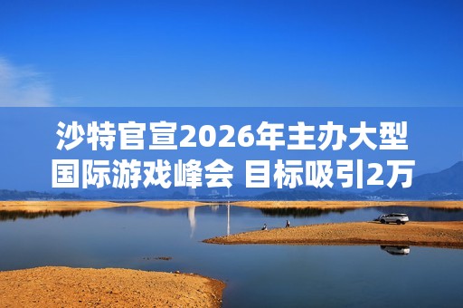 沙特官宣2026年主办大型国际游戏峰会 目标吸引2万人