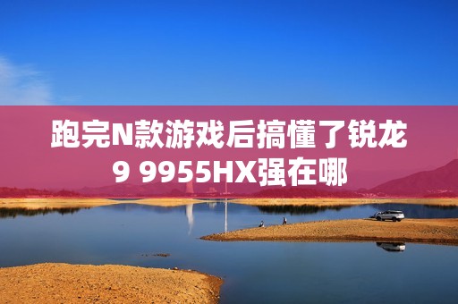 跑完N款游戏后搞懂了锐龙9 9955HX强在哪