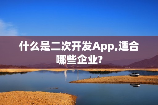 什么是二次开发App,适合哪些企业?