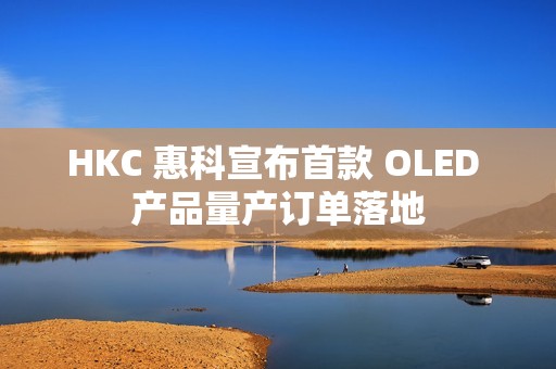 HKC 惠科宣布首款 OLED 产品量产订单落地