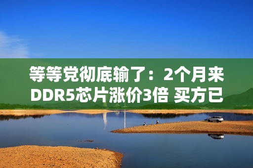 等等党彻底输了：2个月来DDR5芯片涨价3倍 买方已不敢买