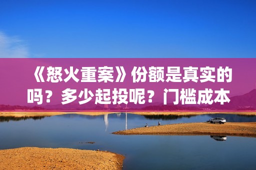 《怒火重案》份额是真实的吗？多少起投呢？门槛成本多少？怎么投资呢？铁道英雄(怒火重案系列)