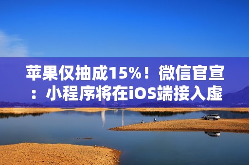 苹果仅抽成15%！微信官宣：小程序将在iOS端接入虚拟支付