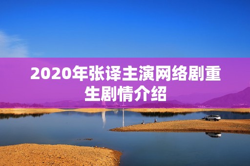 2020年张译主演网络剧重生剧情介绍