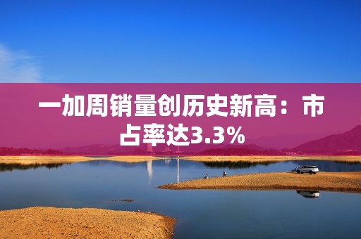 一加周销量创历史新高：市占率达3.3%