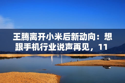王腾离开小米后新动向：想跟手机行业说声再见，11 月准备尝试新的赛道