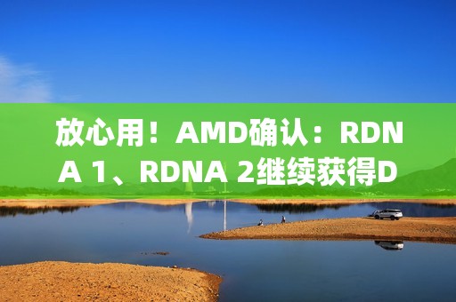 放心用！AMD确认：RDNA 1、RDNA 2继续获得Day 0游戏支持
