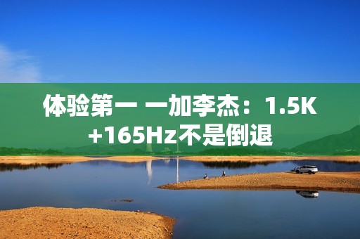 体验第一 一加李杰：1.5K+165Hz不是倒退