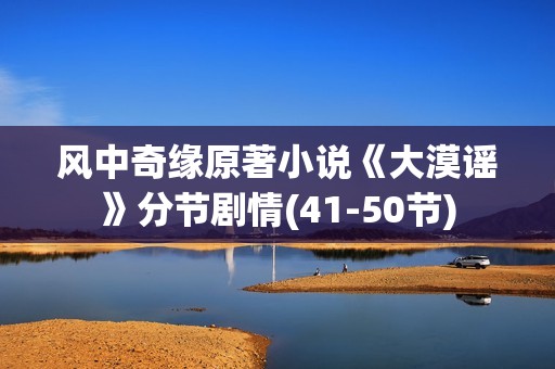 风中奇缘原著小说《大漠谣》分节剧情(41-50节)