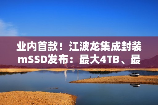 业内首款！江波龙集成封装mSSD发布：最大4TB、最高读速7400MB/s