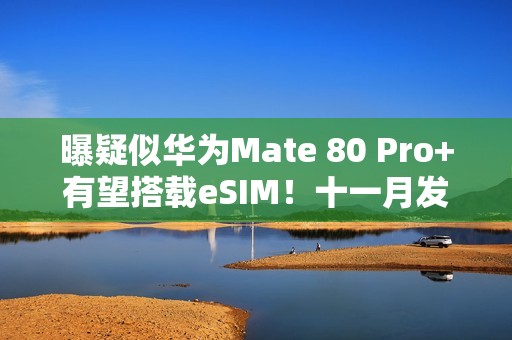 曝疑似华为Mate 80 Pro+有望搭载eSIM！十一月发布？