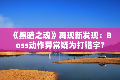《黑暗之魂》再现新发现：Boss动作异常疑为打错字？