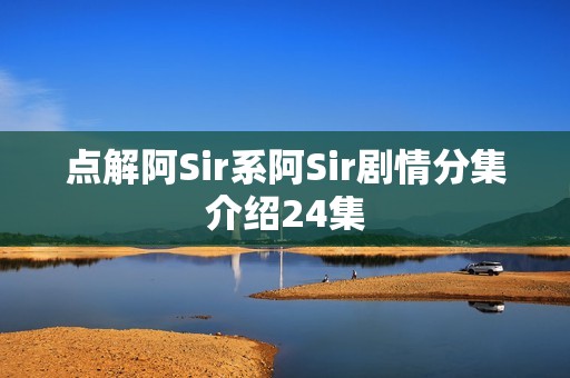点解阿Sir系阿Sir剧情分集介绍24集