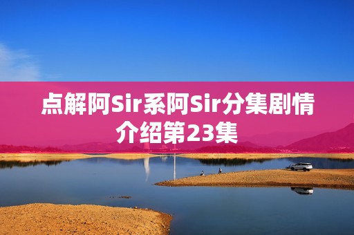 点解阿Sir系阿Sir分集剧情介绍第23集