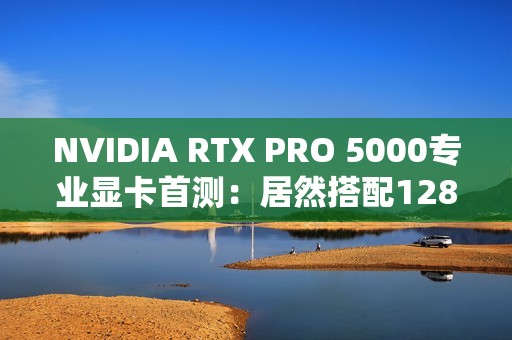 NVIDIA RTX PRO 5000专业显卡首测：居然搭配128GB CAMM2内存